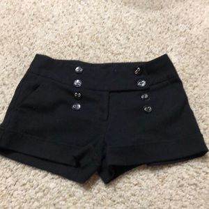 Black dressy like shorts
